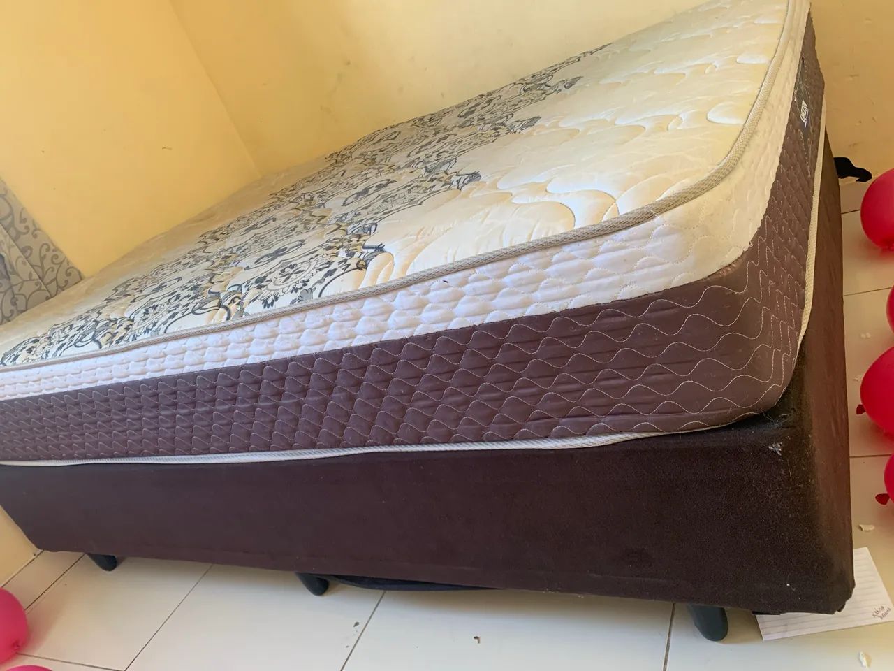 Cama box casal com colchão alto - Foto 2