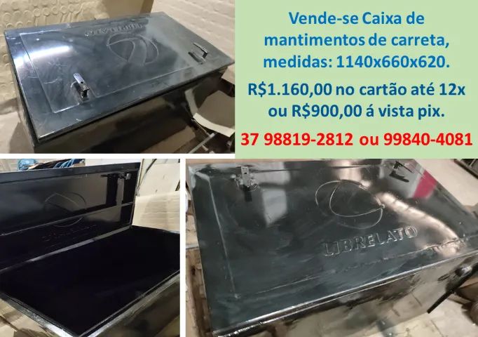 CAIXA DE FERRAMENTA DE CARRETA