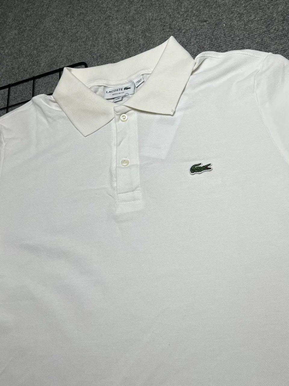 Camisa Polo Lacoste Branca Classic - Foto 2