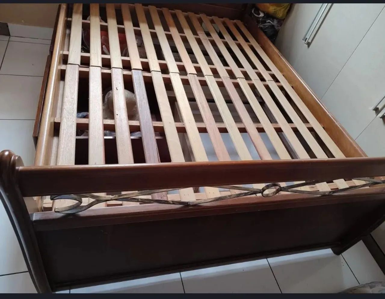 Cama Casal Madeira Maciça  - Foto 4
