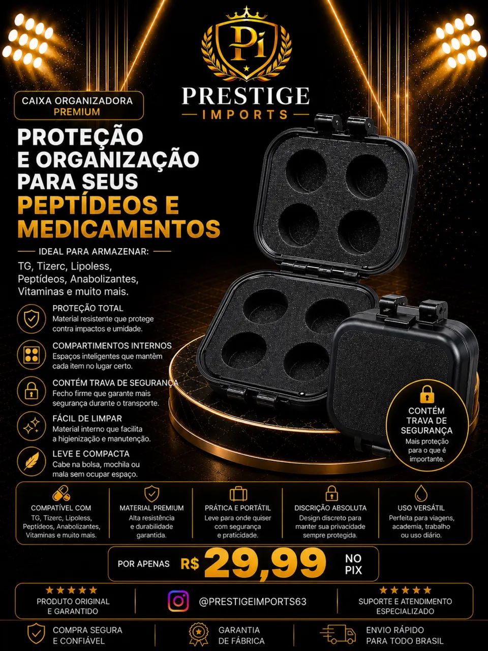 Caixa Para Peptídeos 