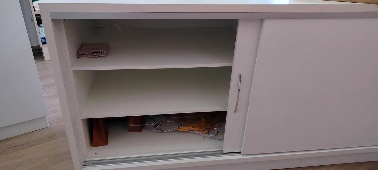 Balcão MDF branco (pra vender rápido) - Foto 4