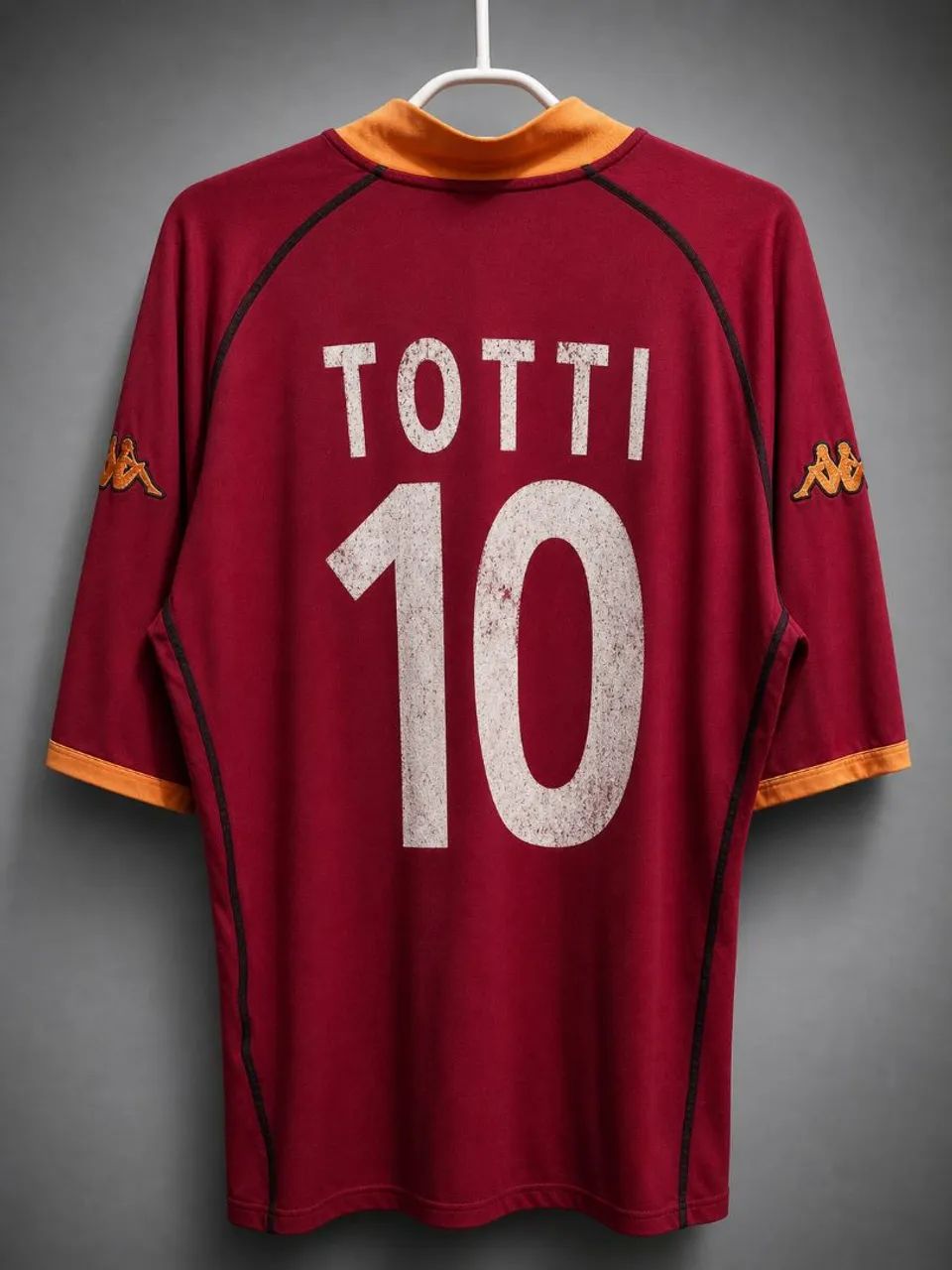 AS Roma トッティ10 長袖シャツ Camisa Roma n°10 - Totti tamanho XXL - Kappa - Roupas - Planalto