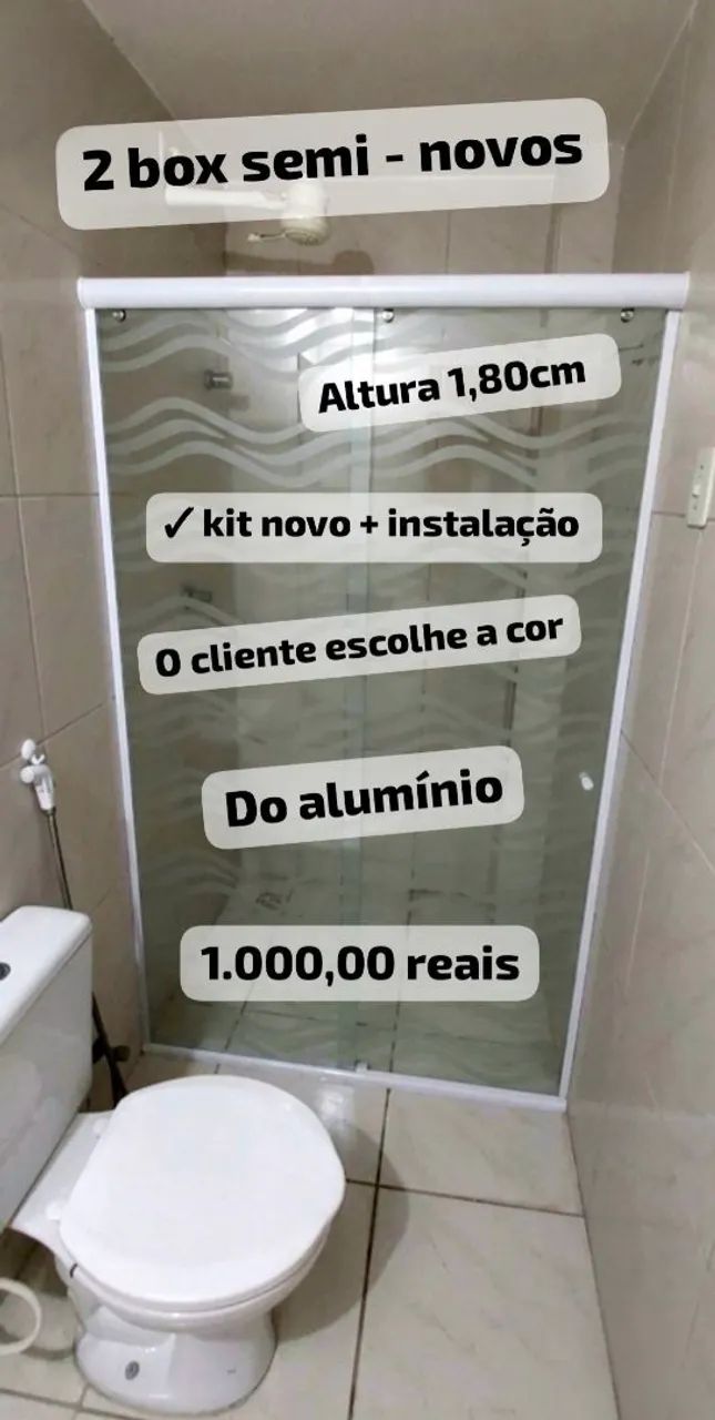 Box pra banheiro em vidro e manutenções e serviço de pintura em geral 