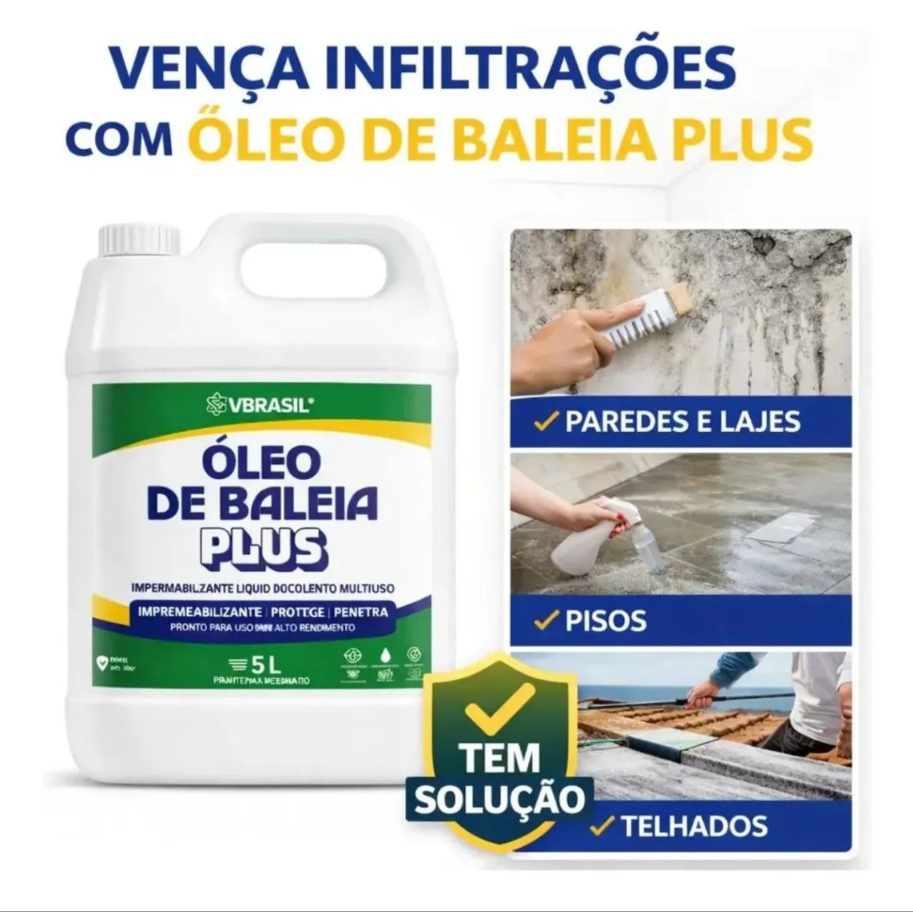 Impermeabilizante Óleo de Baleia Vbrasil Original  - Foto 3