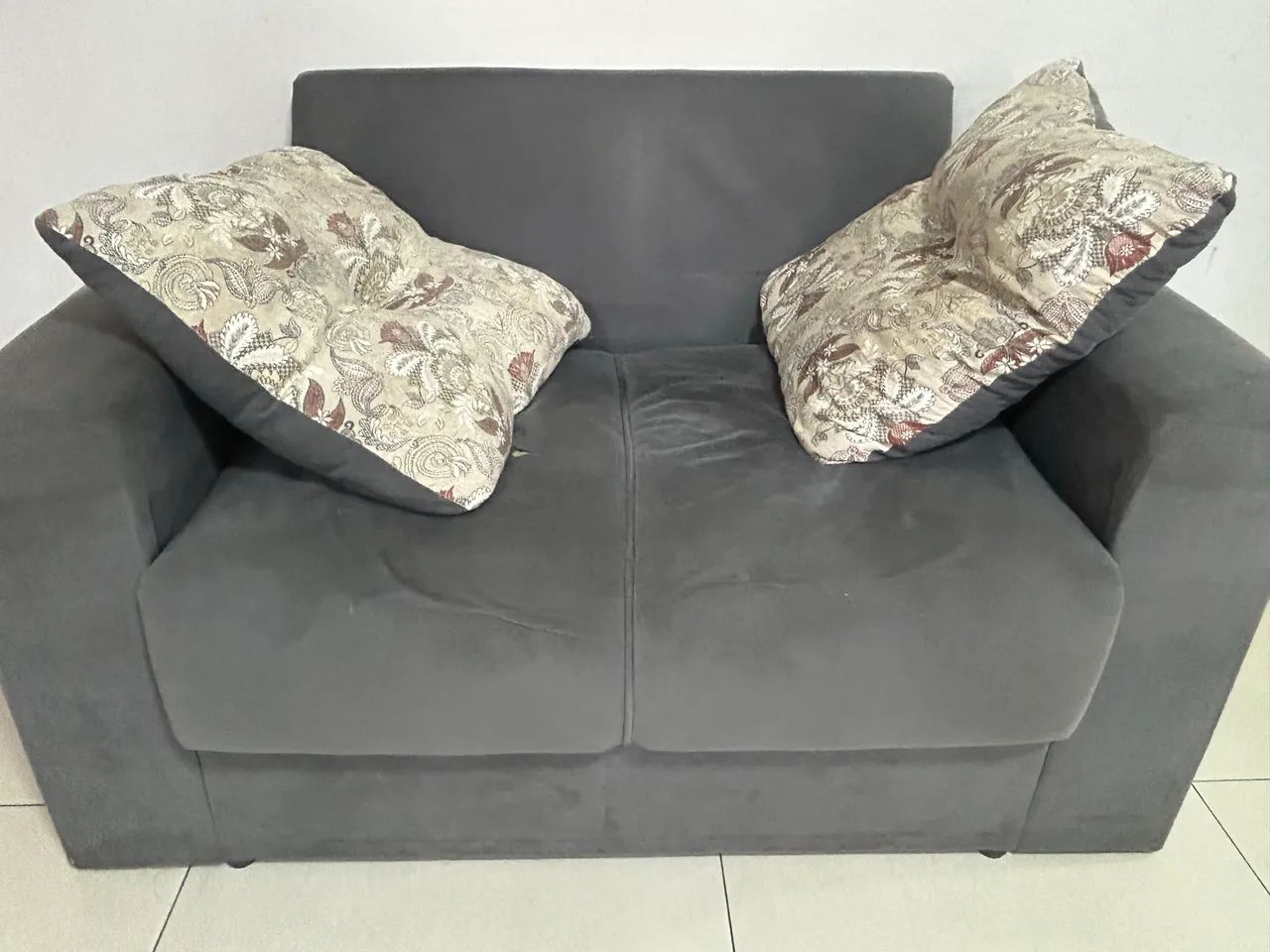 Conjunto de Sofá 2 e 3 lugares com almofadas64962181464449122