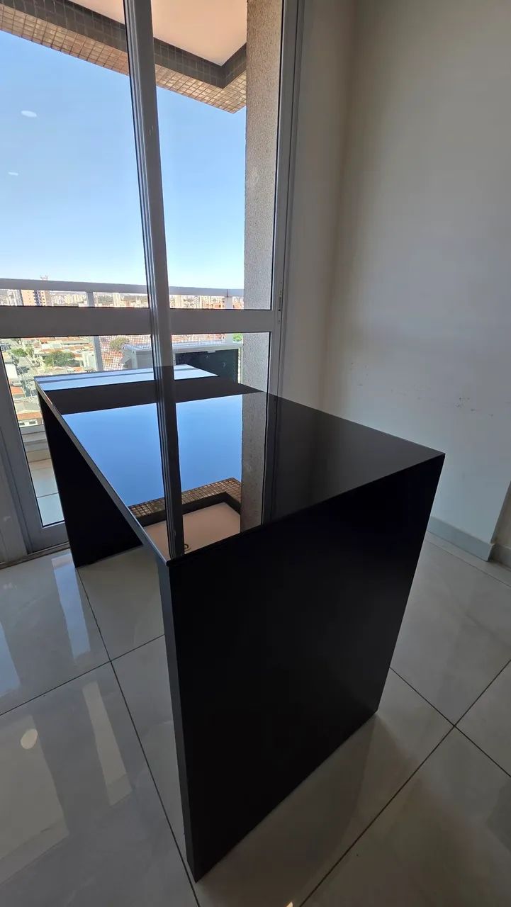 Mesa para Escritório com Tampo de Vidro - Foto 2