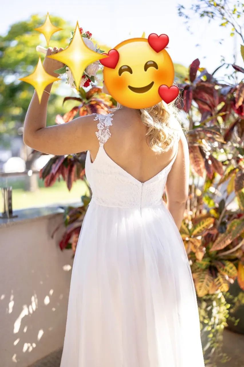 Vestido de noiva civil e religioso  - Foto 4