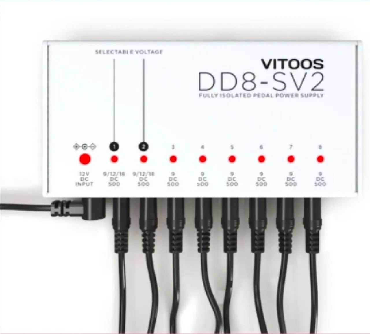 Fonte p/ Pedais  Vitoos DD8-SV2 totalmente Isolada ! - Foto 4