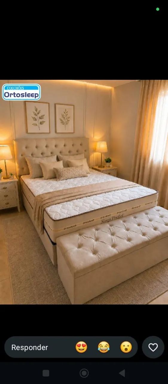 Cama casal pronta entrega 
