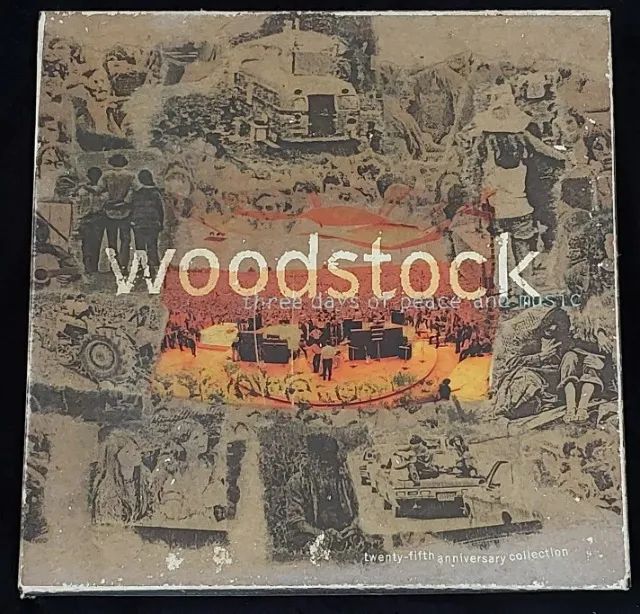 Box 4 Cds Woodstock 25th Anniversary Collection Atlantic - 82636-2 
