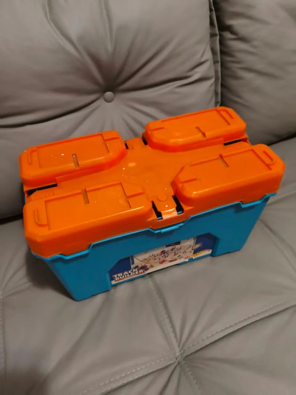 Balde hotwheels City com pistas, Looping e lançadores - Foto 3
