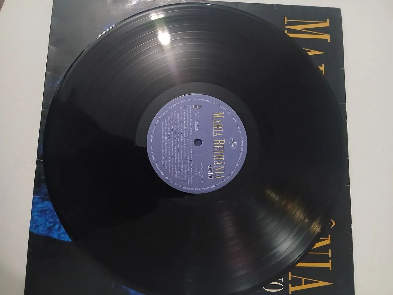 Lp Maria bethania ao vivo 1995 usado  - Foto 5