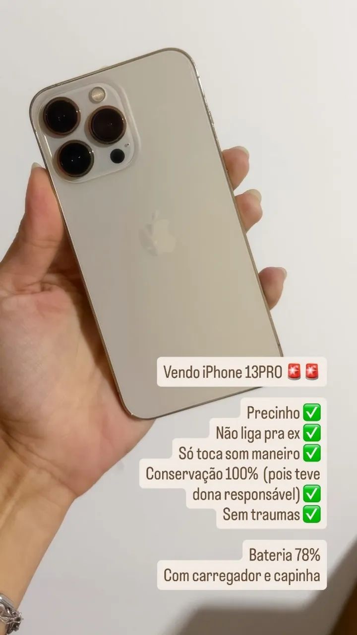 iPhone 13Pro Prata | Perfeito estado | 128gb - Foto 2