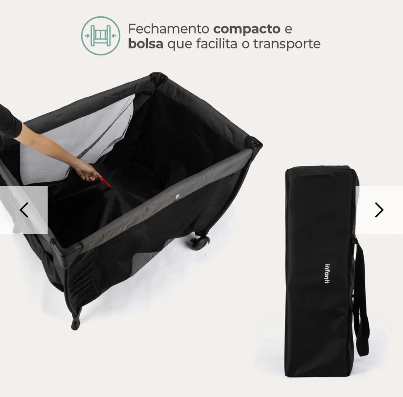 Berço Stelle portátil  - Foto 2