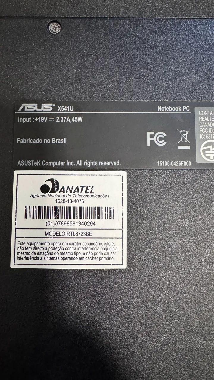 Notebook Asus - retirada de peças - Foto 5