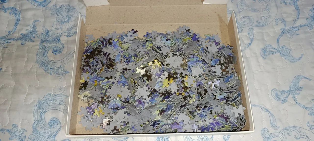 Quebra-cabeça Van Gogh 1000 peças Noite estrelada - Foto 2