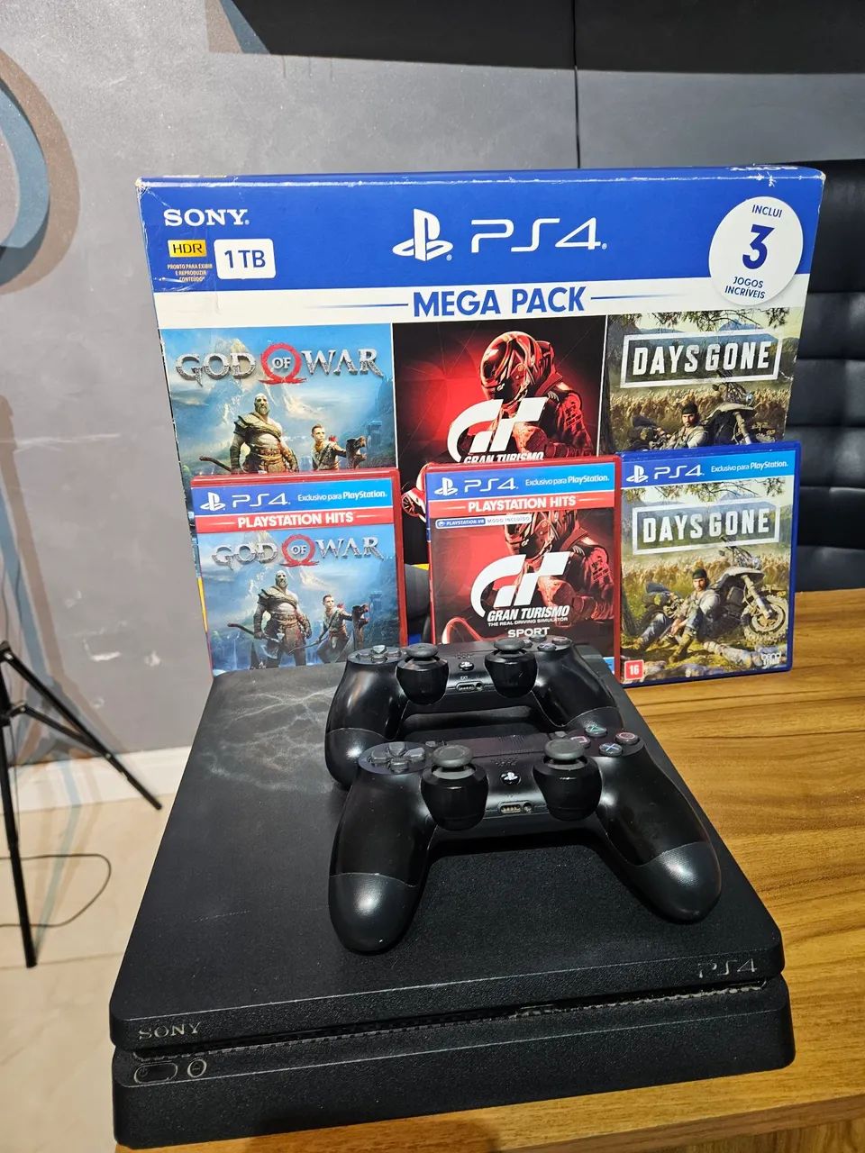 PS4 SLIM 1TB - Botgames - Foto 4