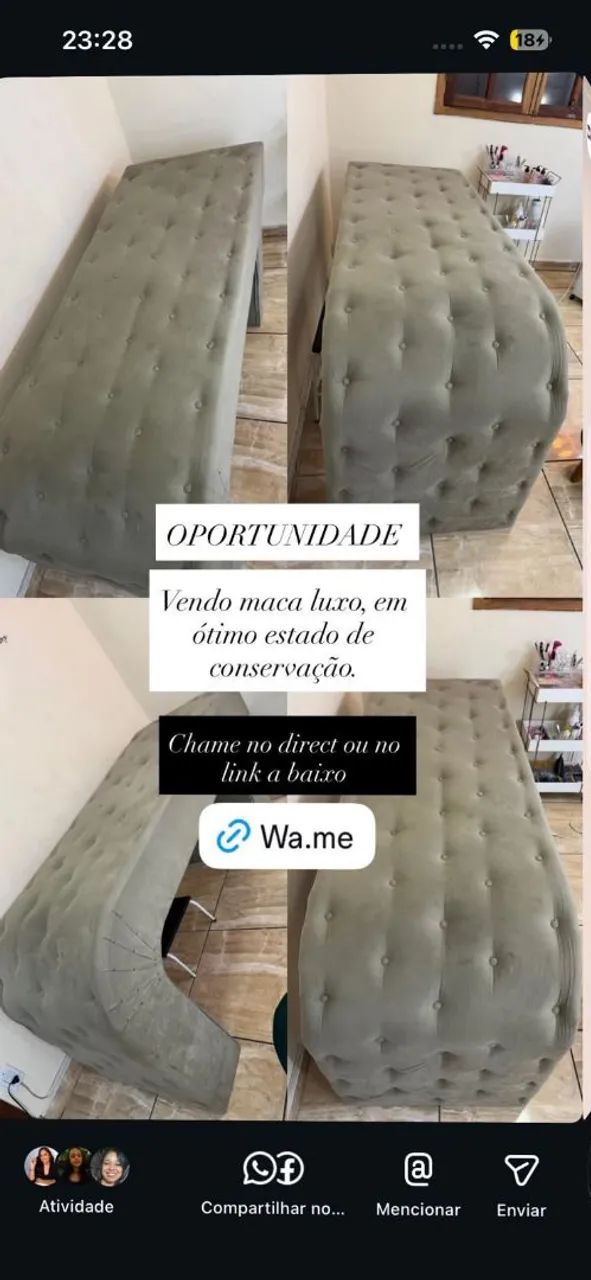 Maka de salão de beleza -vendo