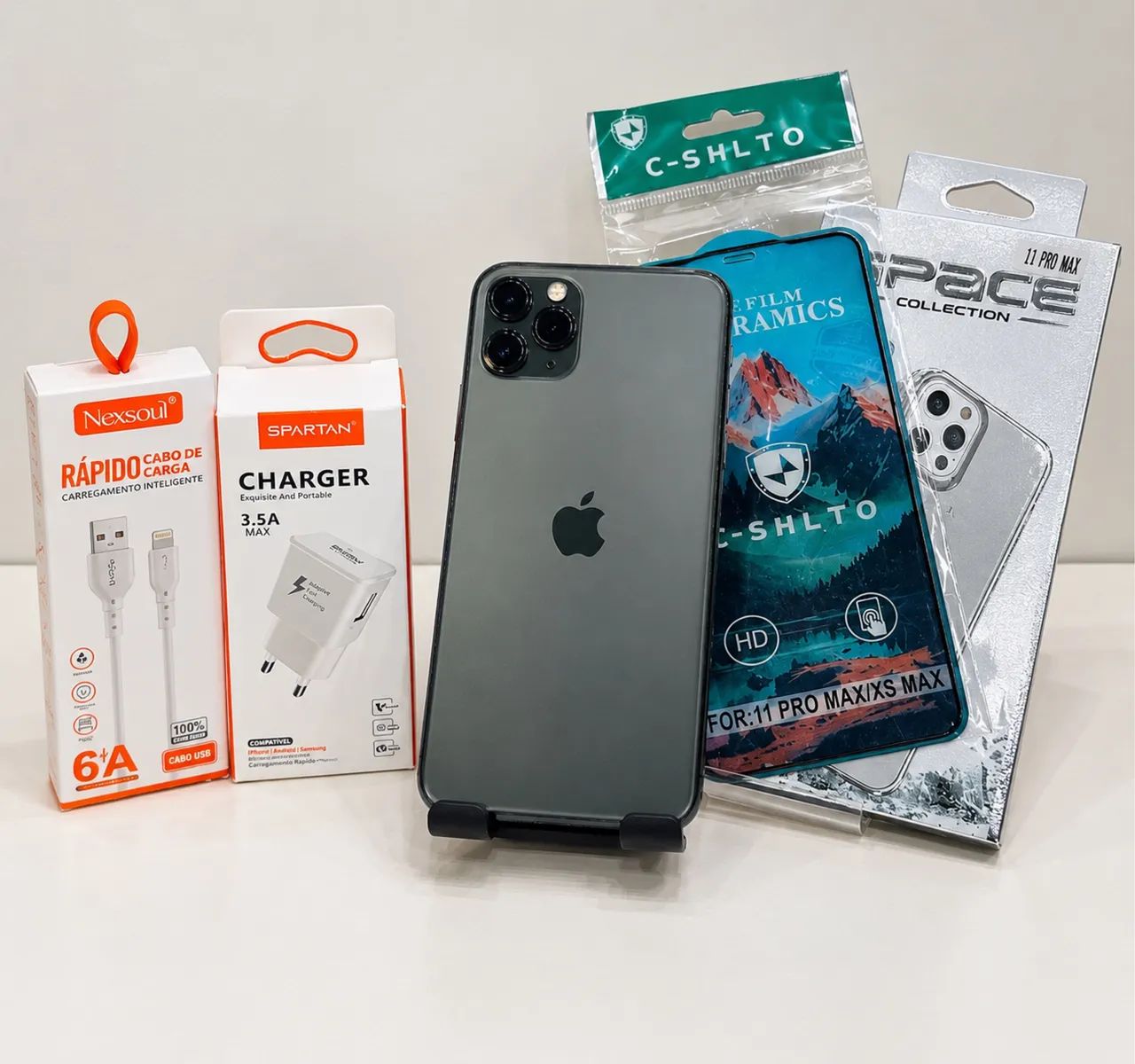 iPhone 11 Pro Max Midnight Green 64GB - Foto 2