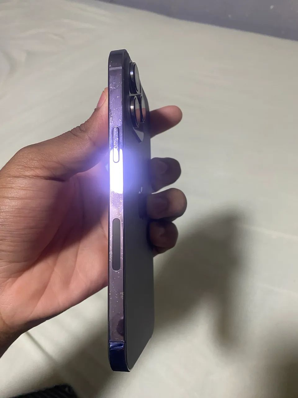 14 Pro Max roxo, com todas as peça original - Foto 4