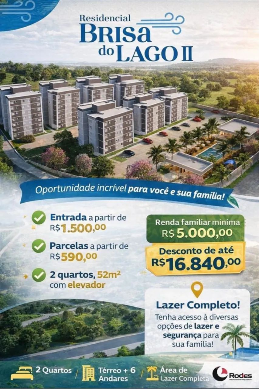 Vendo apartamento lançamento ? Brisas do Lago 