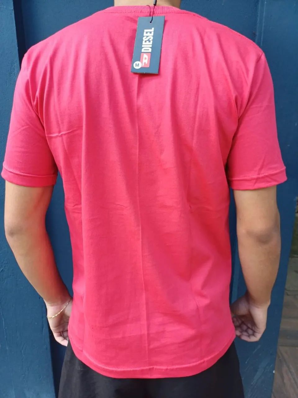 CAMISETA DIESEL VERMELHA - Foto 3