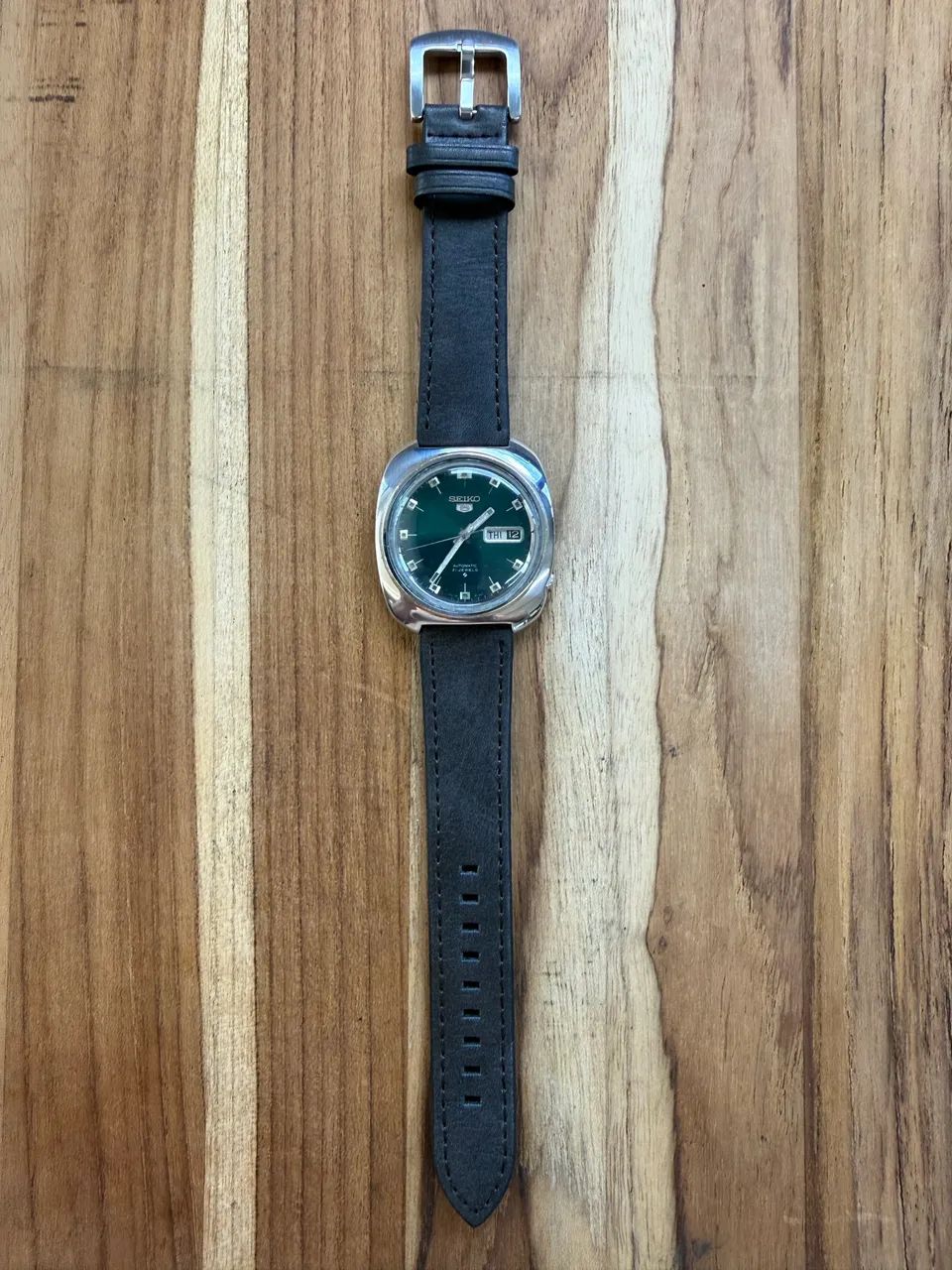 Relógio Seiko 5 Green Dial * - 1977 - Foto 4