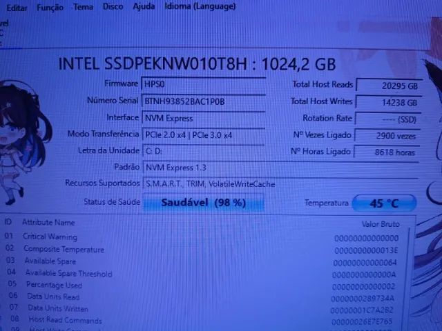 SSD NVME INTEL DE  1TB - Foto 3