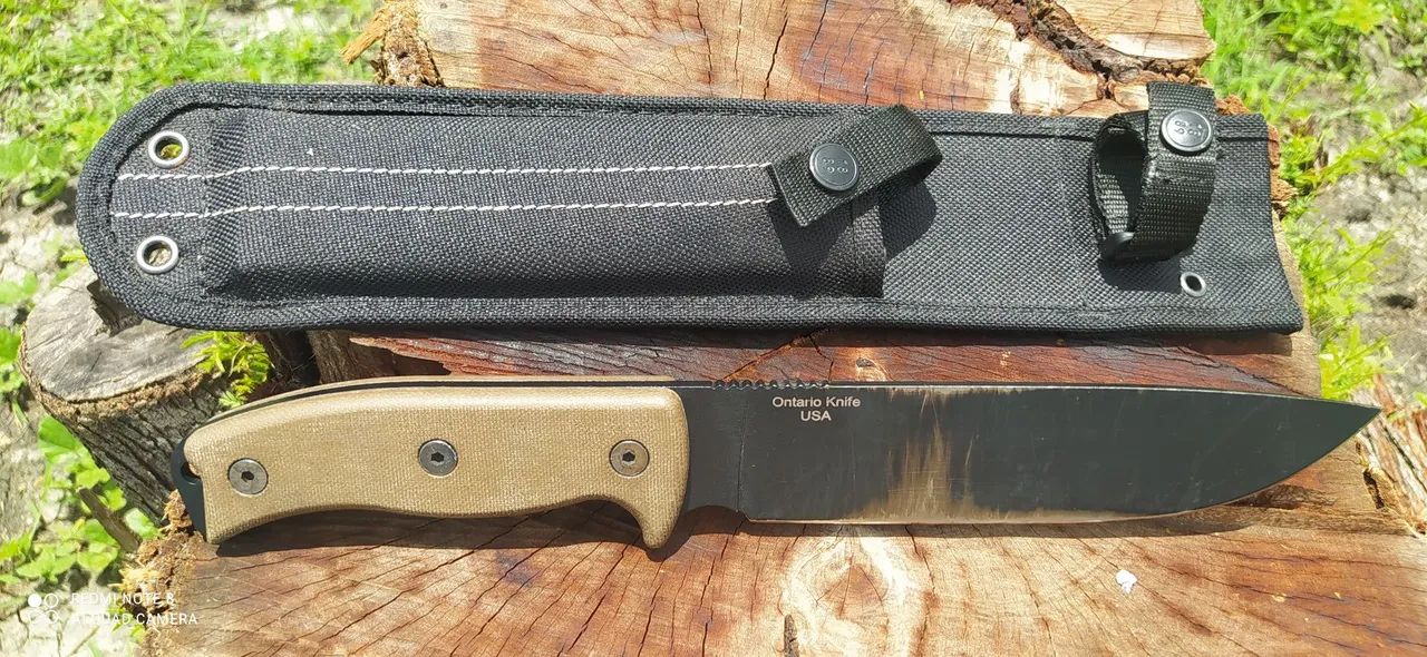 Faca Ontario Rat 7 Full Tang Aço Carbono 1095