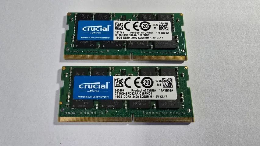 Kit Memória Crucial DDR4 32GB (2x16GB) 2400MHz - Memória RAM