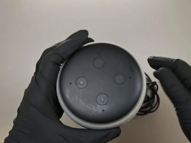 Echo Dot 3ª Geração Alexa Smart Speaker Cinza com Fonte - Foto 2