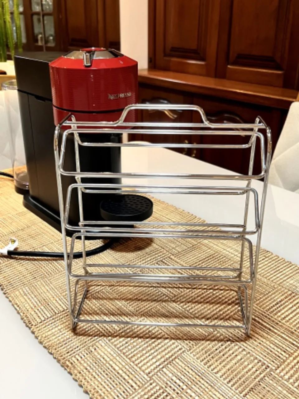 Cafeteira Nespresso Vertuo Pop Cor Vermelho - Pouquíssimas vezes usada. - Foto 5