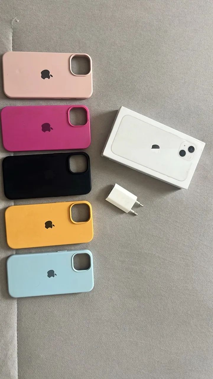 Vendo iPhone 13 branco, em perfeito estado de conservação - Foto 3