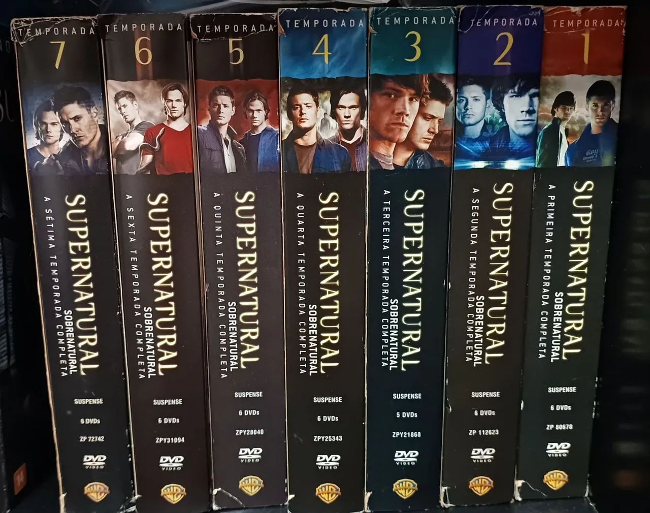 Box DVD série Supernatural Sobrenatural