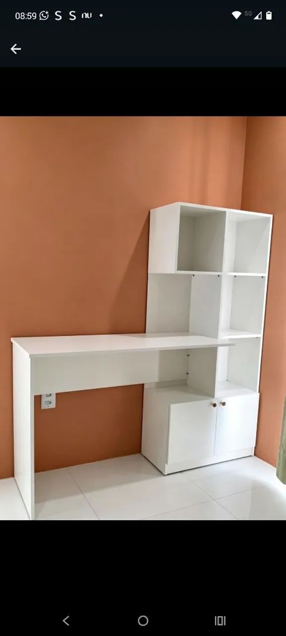 Mesa estante em mdf entrega grátis 
