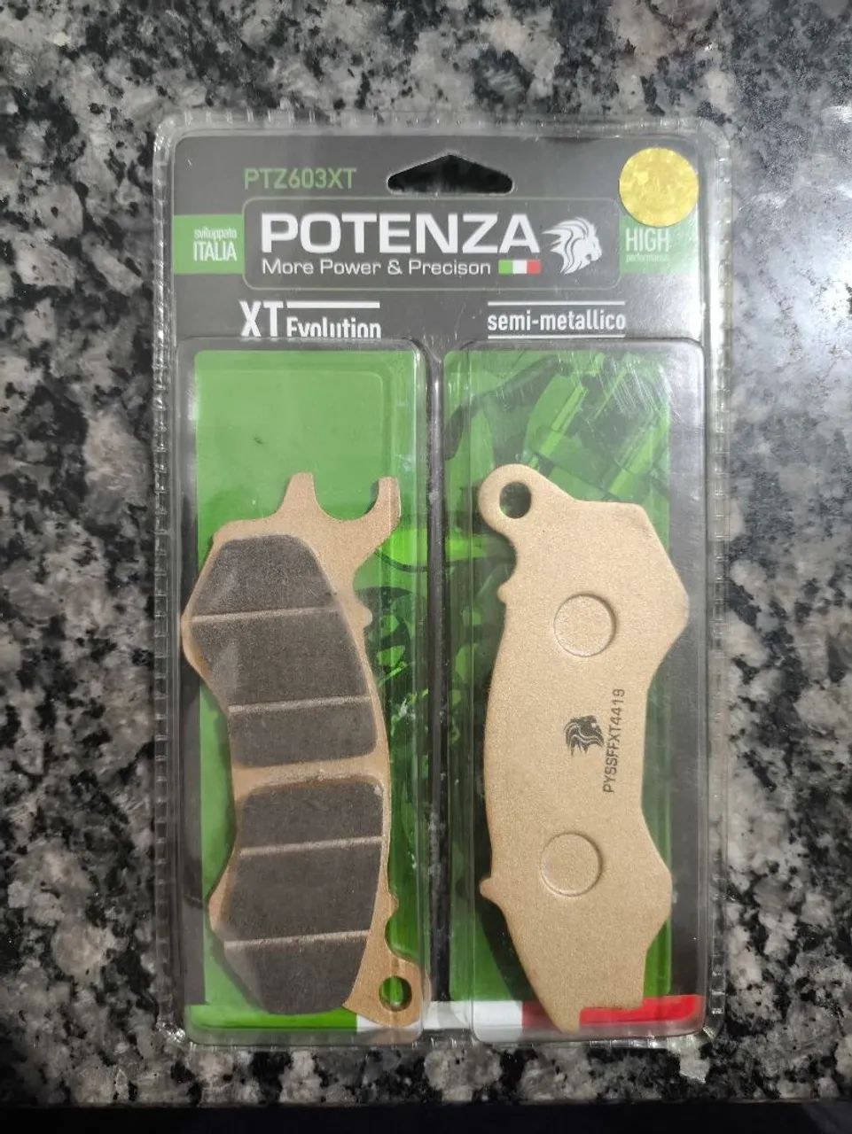パパ3 Pastilha de freio Potenza PTZ603XT - Peças para motos - Cidade de