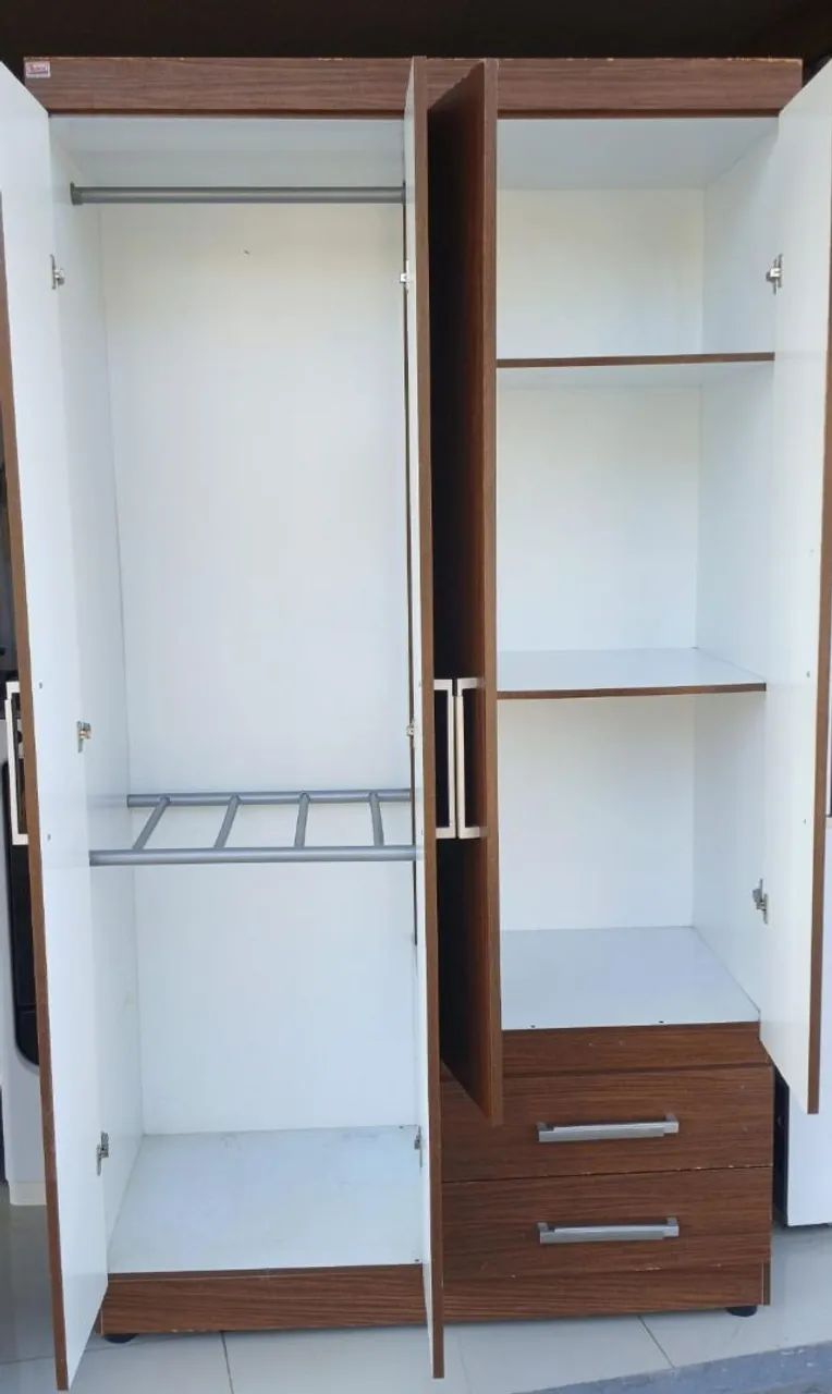 GUARDA-ROUPA (USADO). FAÇO A ENTREGA *  - Foto 3