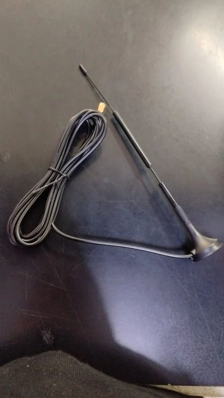 Kit com 8 Antena SMA 433 MHz com Conector Macho 12dBi Cabo 3M - Foto 5