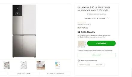 Geladeira Electrolux Multidoor Inverter 590L - Foto 3
