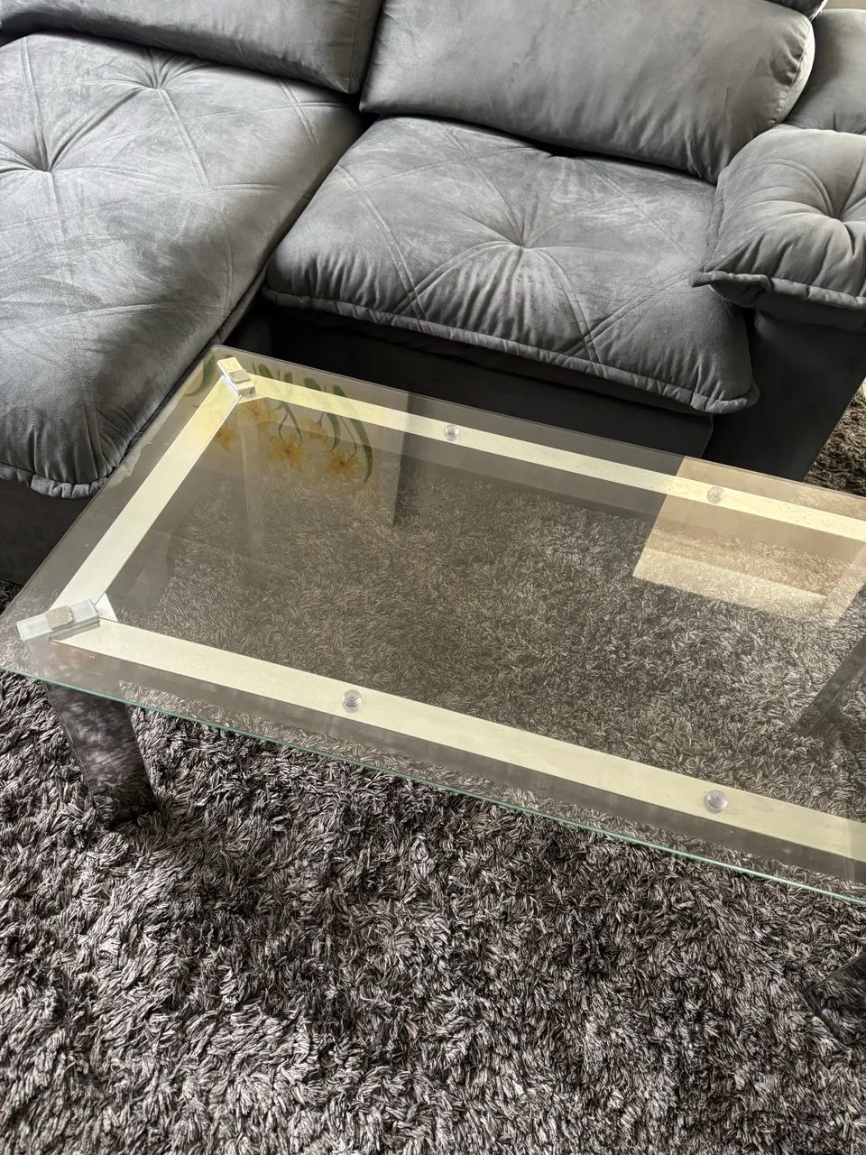 Mesa De Centro Vidro ETNA  - Foto 2