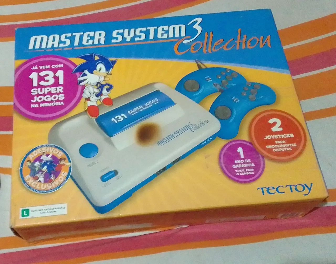 Master system 3 relíquia, funcionando perfeitamente 