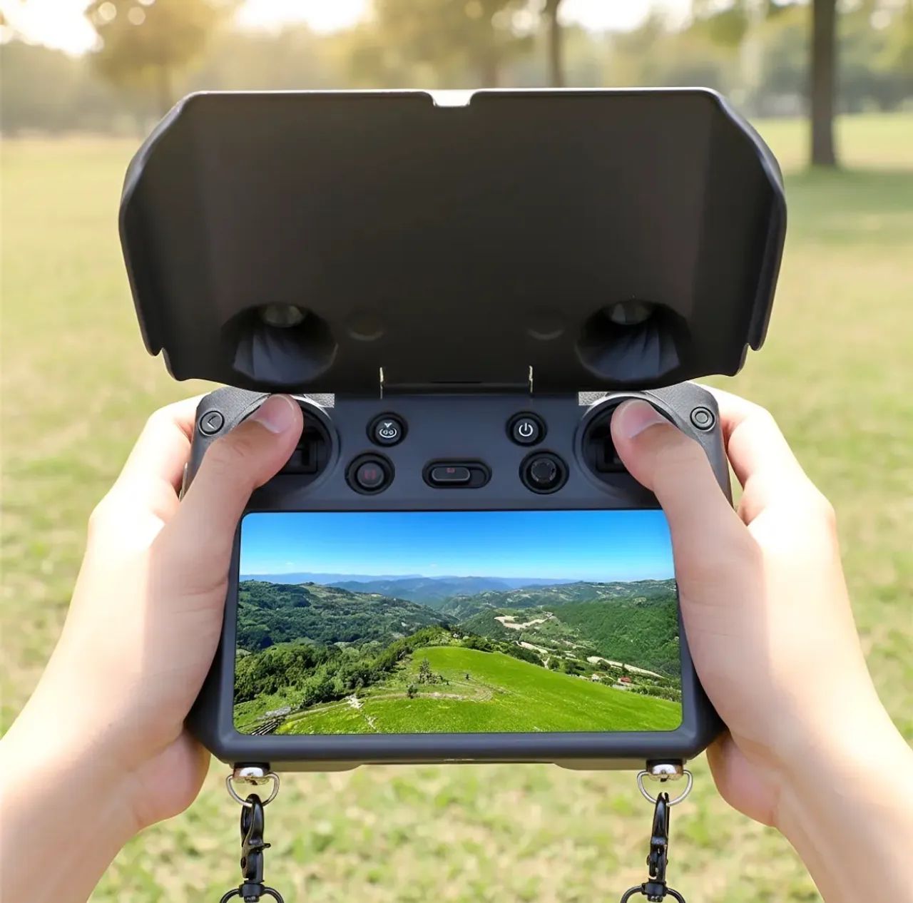 capa protetor R$ 100 com aparador de sol dji rc pro sunnylife - Foto 5