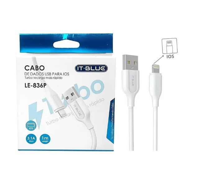 Cabo de Dados e carregar Iphone Lelong LE-836P