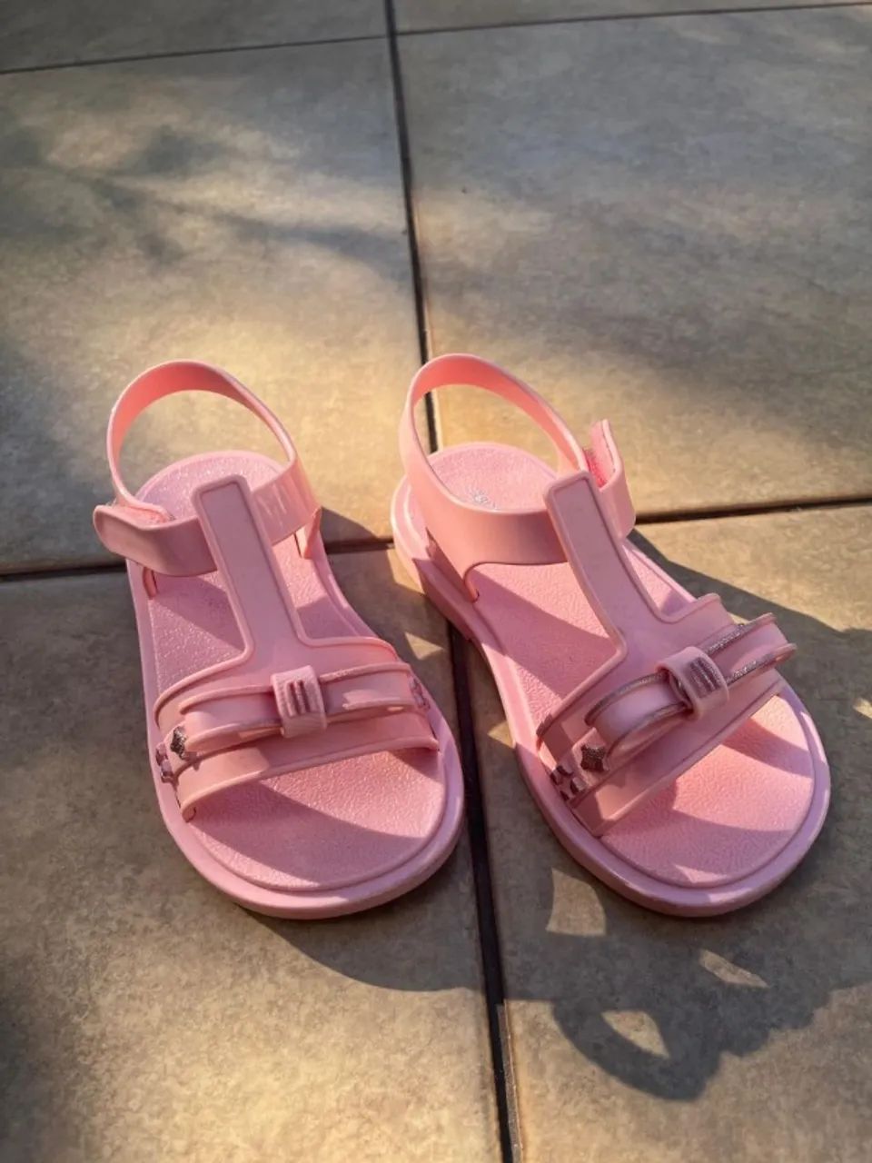 sandalia rosa mini melissa usada - tam 22