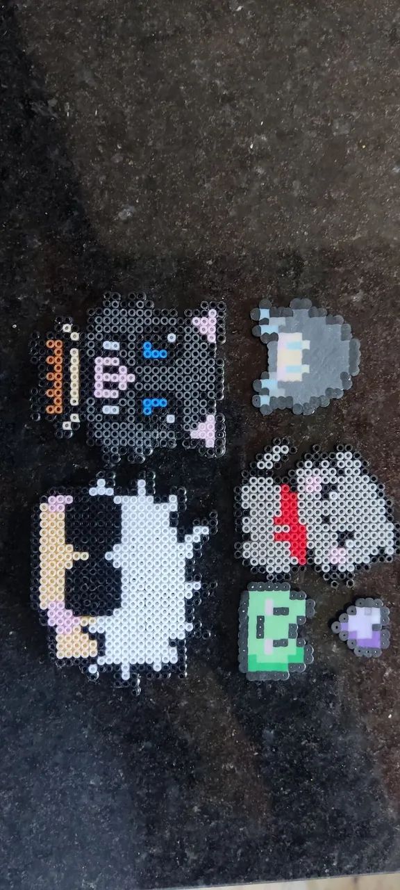 Chaveiro/Imã anime hama perler beads