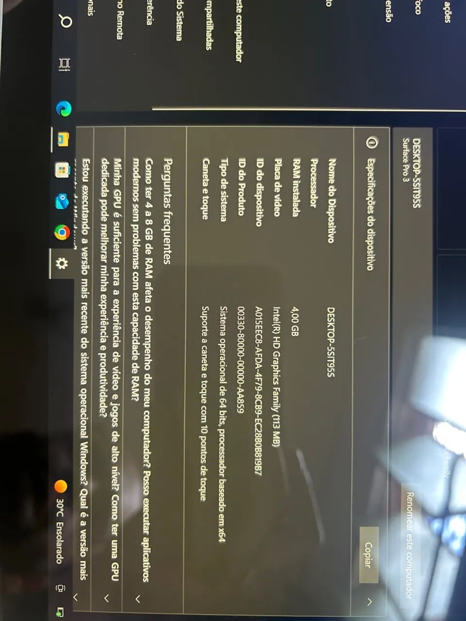Surface pro 3 tablet/computador - Foto 2
