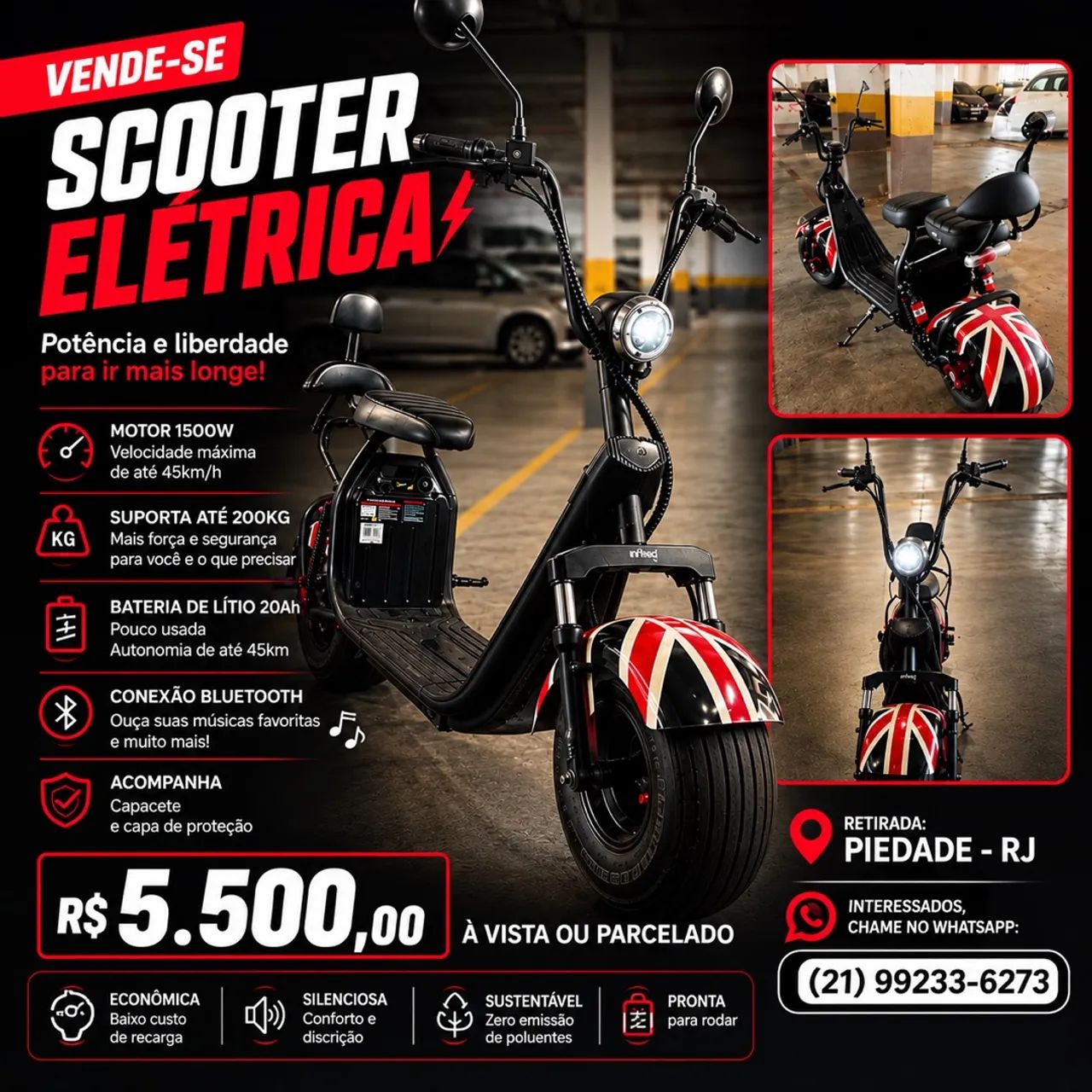 Vende-se scooter 