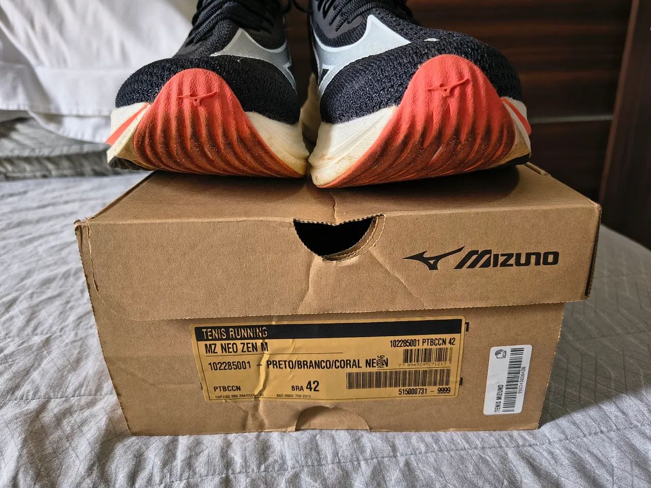 Tênis de Corrida Mizuno Neo Zen masculino tamanho 42 na caixa
