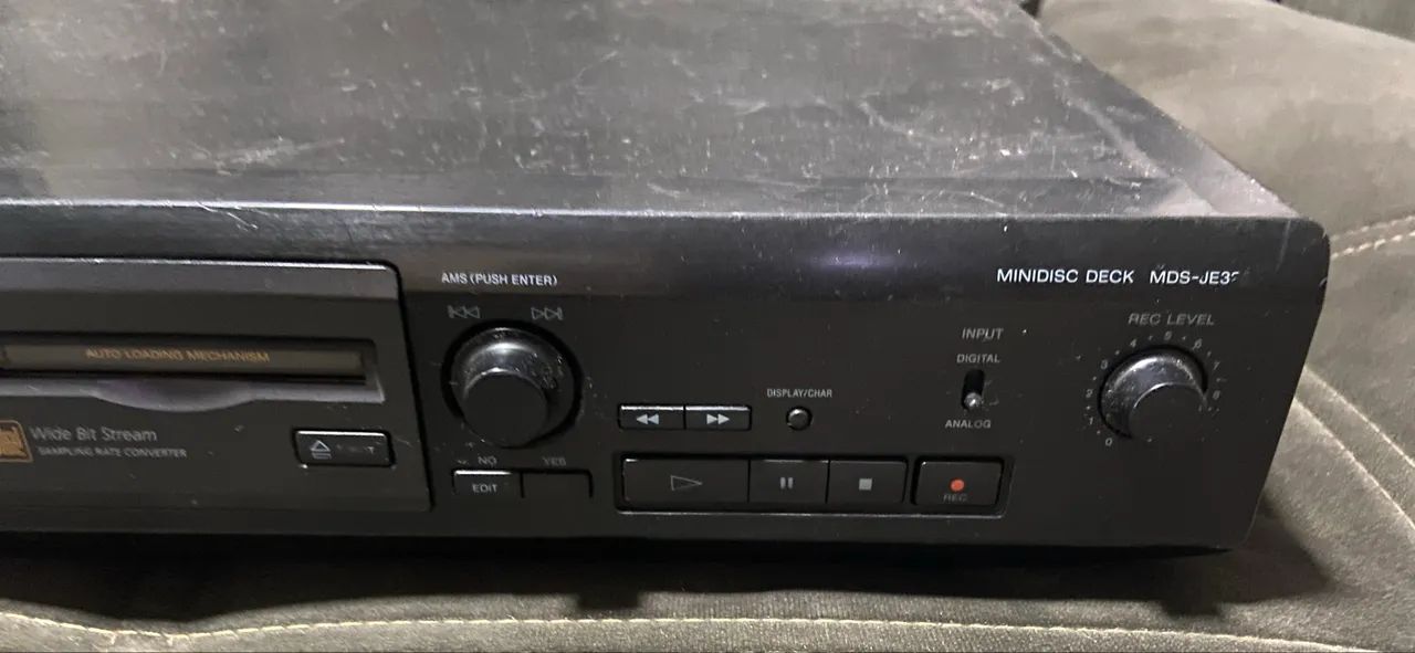 MD Sony Mini Disc MDS JE320 DEFEITO Engrenagem eject - Foto 2